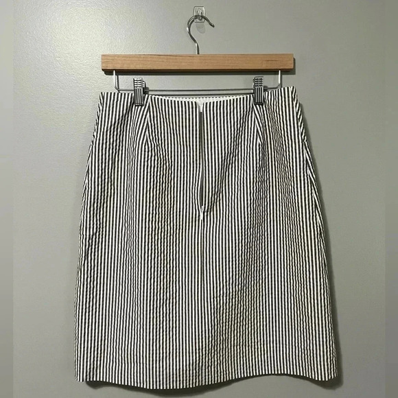 Brooks Brothers Striped Pencil Skirt - Picture 6 of 11